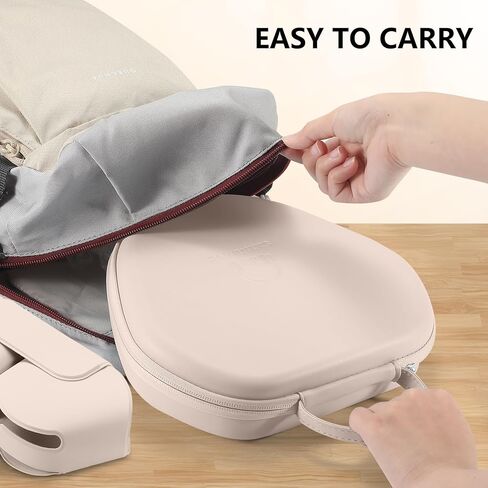 غطاء حافظة Maxjoy لهاتف Apple Airpods Max الذكي، ملحقات غطاء حماية من جلد البولي يوريثان الناعم لجهاز Airpod Max مع وضع النوم، حقيبة حمل مضادة للغبار لسماعات Airpods Pro Max، أسود in Kuwait