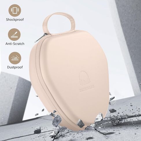 غطاء حافظة Maxjoy لهاتف Apple Airpods Max الذكي، ملحقات غطاء حماية من جلد البولي يوريثان الناعم لجهاز Airpod Max مع وضع النوم، حقيبة حمل مضادة للغبار لسماعات Airpods Pro Max، أسود in Kuwait