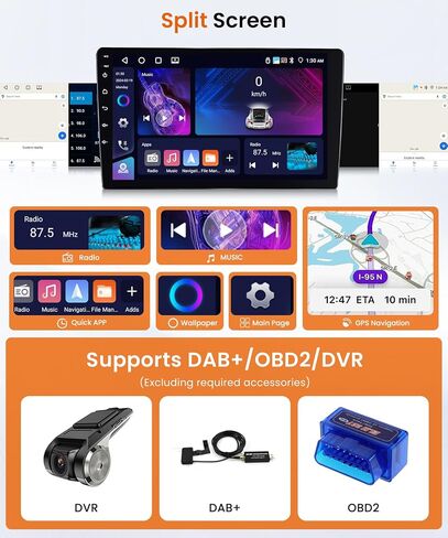 راديو ستيريو للسيارة Android 13 لسيارة Honda CRV 2007 2008 2009 2010 2011 ملاحة GPS، شاشة لمس ريمودي 9 بوصة راديو سيارة بلوتوث iOS/Android Mirror Link FM/RDS WiFi EQ SWC + كاميرا احتياطية AHD in Kuwait