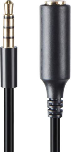 3-Pack AUX Headphone 3.5mm Extension Cable - Male to Female Extender Audio Auxiliary Jack Adapter Wire Cord Plug Connector for iPhone iPod iPad, Smartphone Tablet, Home Car Speaker System (3 INCH) in Saudi Arabia