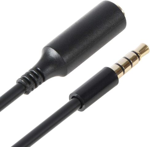 3-Pack AUX Headphone 3.5mm Extension Cable - Male to Female Extender Audio Auxiliary Jack Adapter Wire Cord Plug Connector for iPhone iPod iPad, Smartphone Tablet, Home Car Speaker System (3 INCH) in Saudi Arabia