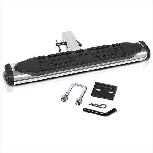 Universal Oval Steel Trailer Tow Tow Bar Bar W/Drop Step Fads for Bickup Truck 2 "Receiver | 36.5" Wide x 3.75 "OD (Black) in Kuwait