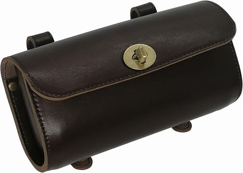 Wuyan Bike Handlebar Leather Beacs Under Retro Retro Mountain Mountain Mtb Road Bike Leather Bag bage للهاتف الخلوي ， سرج تخزين المقعد الخلفي للتخزين. in Kuwait