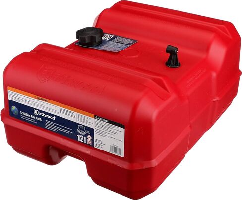 Attwood 8806LPG2S خزان وقود القوارب البحرية المحمولة ، معتمد من EPA - 6 جالون - مع مقياس الوقود in Kuwait