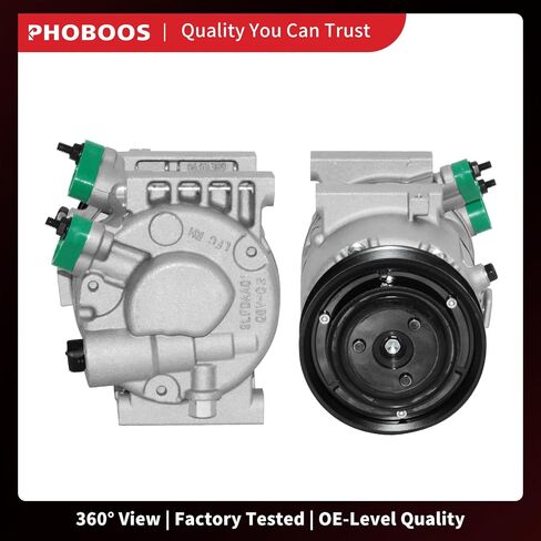 ضاغط Phoboos A/C مع القابض متوافق مع Hyundai Sonata 2012-2014 ، Kia Optima 2012-2018 ، L4 2.0L/2.4L. تبريد سريع ، ضوضاء منخفضة ، تسهيل التثبيت ، المرجع. CO29159C ، 178328 in Kuwait