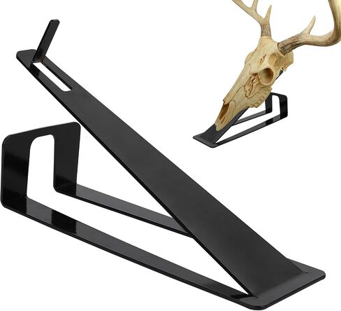 European Mount Skull Hanger, Deer Hanger, 4 Pack 4.1"x1.4" Skull Mount Hanger for Deer Mule Antelope Coyote and Small Game Animals, Sturdy and Strong, Easy to Mount, Indoor or Outdoor Use in Kuwait