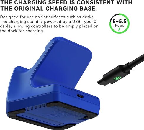 Charging Station Dock for Xbox Elite Series 2 Controller, Charger Stand for Xbox Elite Series 2 Core Controller with Type C Charging Cable - Flame Red in Kuwait