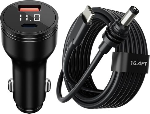 كابل Starlink Mini Cable، كابل طاقة Starlink Mini USB C بطول 10 أقدام مع ضوء مؤشر LED، مصدر 100W+ PD USB من النوع C إلى DC سلك كابل طاقة ذكر لميني Starlink، ملحقات Starlink Mini المقاومة للماء 3M in Kuwait