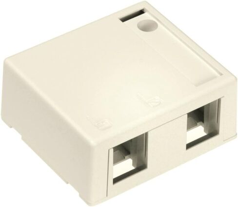 Leviton 41089-1WP QuickPort Surface Mount Housing, 1-Port, White in Kuwait