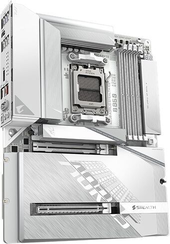 GIGABYTE B850M AORUS Elite WIFI6E ICE AMD AM5 LGA 1718 Motherboard, mATX, DDR5, 2X M.2, PCIe 5.0, USB-C, WIFI6E, 2.5GbE LAN, EZ-Latch, 5-Year Warranty in Kuwait