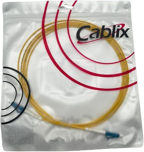 5.0M Duplex Fiber Optic Patch Cord, 09/125 LC/APC to LC/APC, 2.0mm, Low-Loss Cable for High-Speed Connectivity and Data Transmission in Kuwait