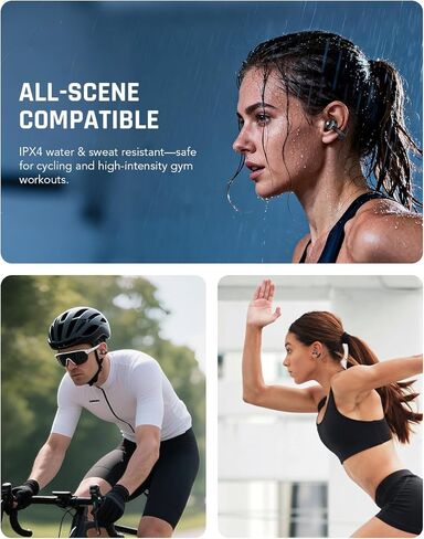 سماعات أذن بلوتوث لاسلكية من بلاك شارك مع زمن استجابة منخفض للغاية 45 مللي ثانية، ألعاب 5.2، أوضاع مزدوجة، محرك 10 ملم، وقت تشغيل 35 ساعة، مقاومة للماء IPX4، ميكروفون مدمج - لوسيفر T1 in Kuwait