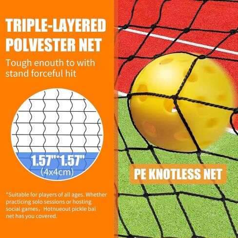 Pickleball Set with Net and Paddles 5FT Wide Indoor Mini Portable Pickle Ball Practice Net Small Equipment Training Net, for Driveways, Outdoor Home in Saudi Arabia