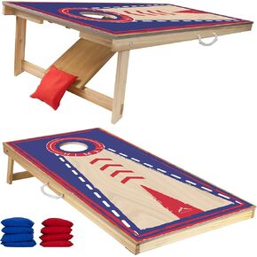 مجموعة ألواح كورنهول من هيمال للأماكن الخارجية، اختر من بين لوحات ألعاب مقاس 4 × 2 قدم أو 3 × 2 قدم تتضمن 8 أكياس رمي بفتحة الذرة in Kuwait