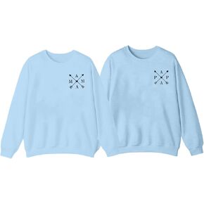 ASTANFY Mom Sweatshirt Dad Sweatshirt: Mom And Dad Shirts Parents Outfits Pregnancy Gifts Fall Crewneck Sweatshirts in Kuwait