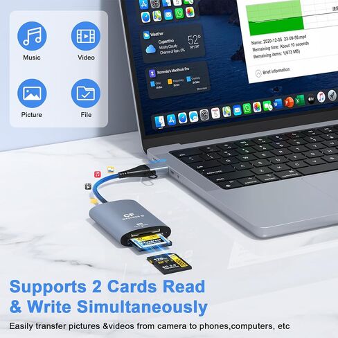 Micro SD Card Reader for iPhone iPad, Micro SD to Lightning Adapter iPhone Micro SD Card Reader Viewer Supports iOS 13 Compatible with iPhone 15/14/3/12/11/ X/8/7/6/ipad in Kuwait