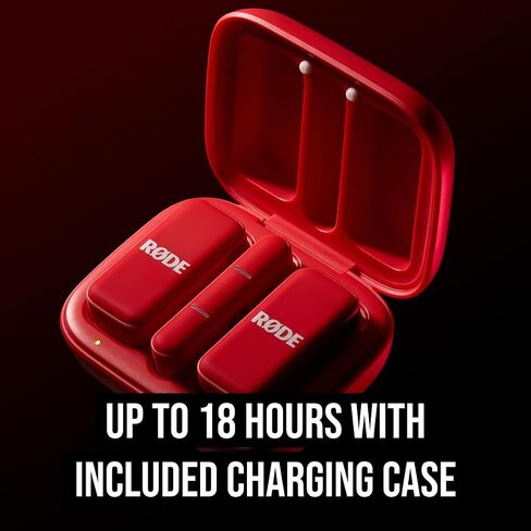 RØDE Wireless Micro - Compact Wireless Microphone, Two Mics with Charge Case for Smartphone Content Creation - USB-C, White in Saudi Arabia