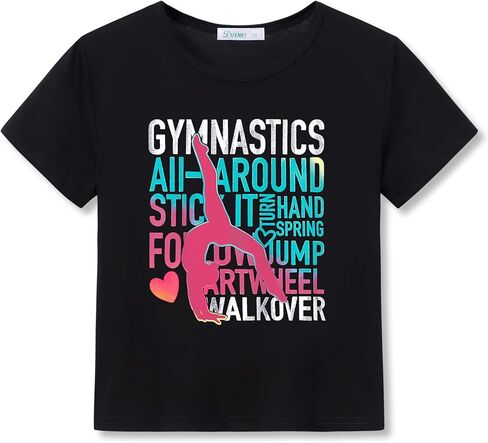 الفتيات قصيرة الأكمام تي شيرت قمم الصيف للأطفال جميل الوجه الوجه crewneck المحملات الحجم 6-18 in Kuwait