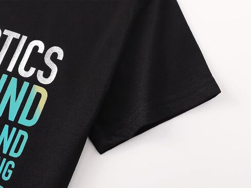 الفتيات قصيرة الأكمام تي شيرت قمم الصيف للأطفال جميل الوجه الوجه crewneck المحملات الحجم 6-18 in Kuwait