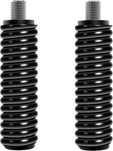 Wadoy SS-3H CB Antenna Spring Mount Heavy Duty Stainless Steel CB Springs (2PCS) fit Mobile/in-Vehicle CB Radio Antenna Mount up to 60" Long and 3/8", 24 Threads - 305311SS in Kuwait