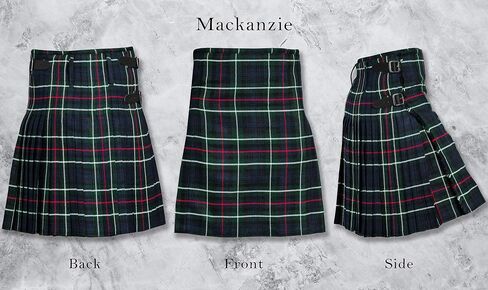 Scottish Kilt for Men - 09 Pcs Kilt Accessories for Men, Wedding Scottish Outfit, Mackenzie, 42 in Saudi Arabia
