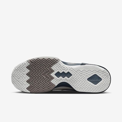 حذاء كرة السلة Nike Impact 4 (DM1124-102، أبيض/كحلي أرموري/رمادي كرة القدم/بنفسجي فاتح خام) مقاس 9 in Saudi Arabia