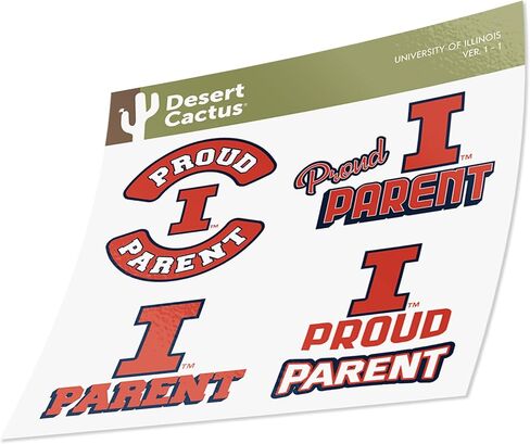 Desert Cactus University of Michigan Sticker Wolverines UM U of M Go Blue Hail Vinyl Decal Laptop Water Bottle Car Scrapbook Sheet (Proud Parent Sheet) in Saudi Arabia