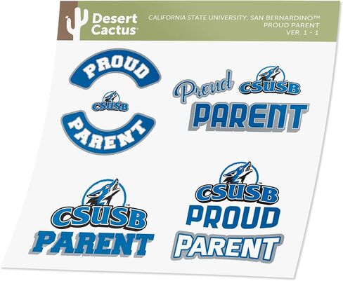 Desert Cactus University of Michigan Sticker Wolverines UM U of M Go Blue Hail Vinyl Decal Laptop Water Bottle Car Scrapbook Sheet (Proud Parent Sheet) in Saudi Arabia