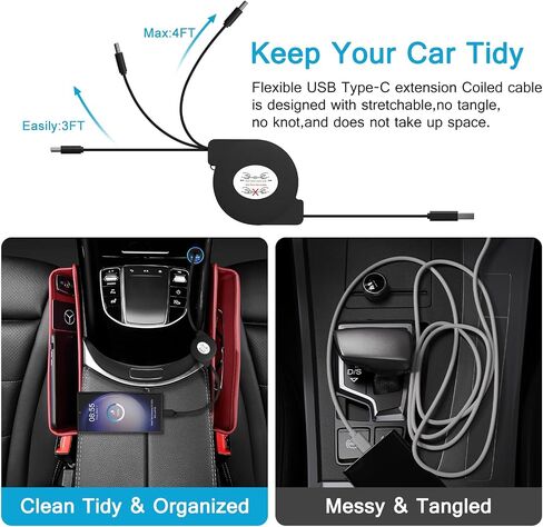 كابل شاحن 6FT C سلك شحن سريع من النوع C شاحن هاتف أندرويد للسيارة Moto G Stylus/Play/Power، Razr، Samsung Galaxy S24/A15/A54/A14/S23/S22/S21/S20، A13/A33/A53/A73، جوجل بيكسل 8 برو 7 ايه 7 6 5 4 3 in Kuwait