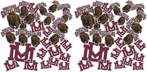 Desert Cactus University of Montana Sticker Grizzlies UM Griz UMont Sticker Vinyl Decals Laptop Water Bottle Car Scrapbook Sheet T1 (Type 1-1) in Saudi Arabia