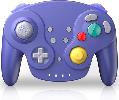 Wireless Controller for Switch/Lite/Switch Online, NGC Style Pro Controller Compatible with PC/Steam - (Built-in Rumble) (Rechargeable) (NFC)- Black in Kuwait