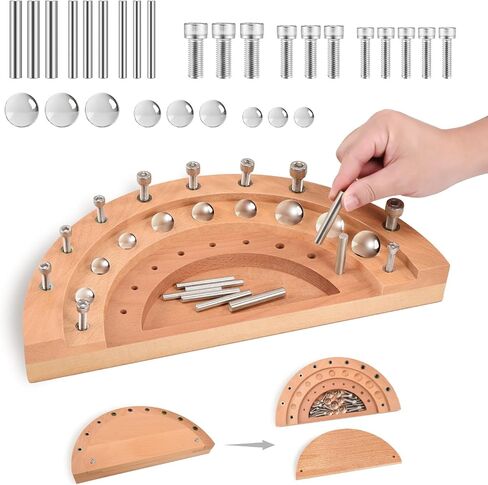 Wooden Peg board for Occupational Therapy with 3 Sizes of Pegs and Holes, Wood Pegboard for Finger Dexterity, Hands Therapy Peg Board to Improve Finger Motor Skills and Hand-Eye Coordination, 18 Holes in Saudi Arabia