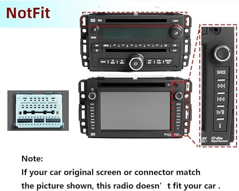 4G+64G Android 13 Car Radio for Chevy Silverado GMC Sierra Buick Enclave Yukon, 7" IPS Touch Screen Car Stereo Build-in GPS Wireless CarPlay/Android Auto, Backup Camera/DSP/SWC in Kuwait