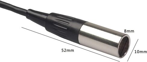 Seadream Mini XLR 3 Pin Male to Mini XLR 3 Pin Female Pro Microphone Cable;3-Pin Mini XLR Male to Female Microphone Cable (3 Meter) in Saudi Arabia