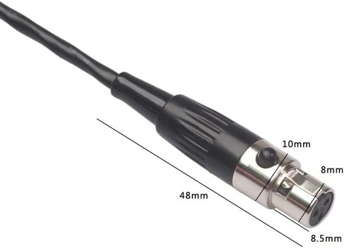 Seadream Mini XLR 3 Pin Male to Mini XLR 3 Pin Female Pro Microphone Cable;3-Pin Mini XLR Male to Female Microphone Cable (3 Meter) in Saudi Arabia