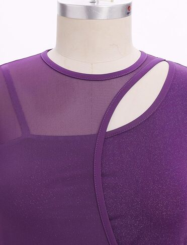 Odasdo Women Gryrical Dance Comple Tops Two Tank Tank Tops with Mesh Wide Leg Pants in Saudi Arabia