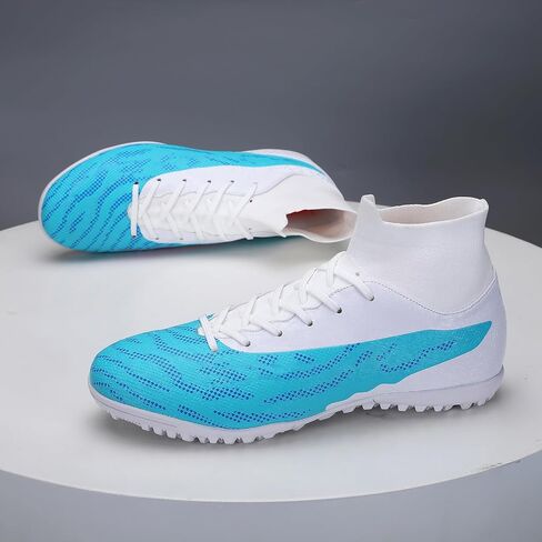 Soccer Cleats for Mens Womens Football Shoes Turf Soccer Shoes Indoor/Outdoor High-top Football Cleats AG/FG in Saudi Arabia