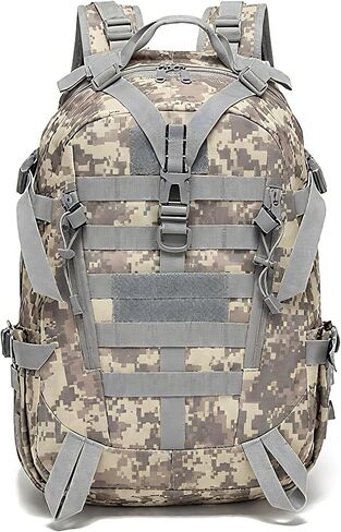حقيبة الظهر التكتيكية Aigear ، 45L Letter 'M' Surname Series Propack Military ، Bug Out Bag for Men Women Hiking Hiking Heaking Hearch Encution Armition Daypack in Kuwait