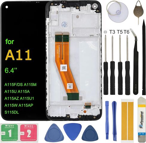 LCD Screen Replacement for Samsung Galaxy A12 s127dl a125a a125w 6.5" Assembly LCD Display Touch Screen Digitizer with Tools Adhesive in Kuwait