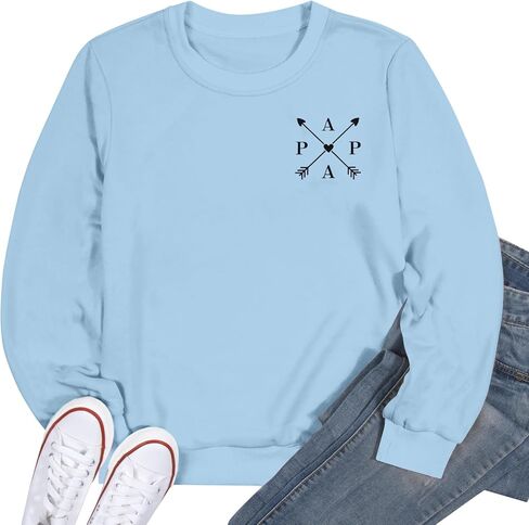 ASTANFY Mom Sweatshirt Dad Sweatshirt: Mom And Dad Shirts Parents Outfits Pregnancy Gifts Fall Crewneck Sweatshirts in Kuwait