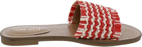 Nine West Womens Cammie Natural Multi Sandal in Saudi Arabia