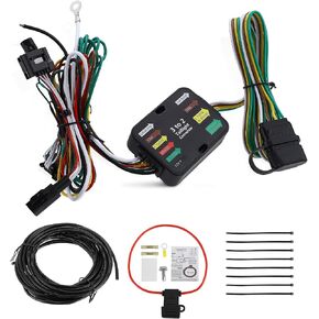 55510 4-din flat trailer harness متوافق مع شيفروليه كولورادو 2004-2012 ، GMC Canyon 2004-2012 ، Isuzu I-280 2006 ، I-290 2007-2008 ، I-350 2006 ، I-370 2007-2008 in Kuwait