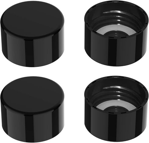 أغطية زجاجة مياه الصودا ميكيت ، 2 عبوات قبعات كرببة الصودا متوافقة مع معظم زجاجة آلة الصودا （أسود） in Kuwait