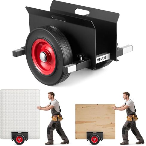 VEVOR Panel Dolly, 600LBS Heavy-Duty Drywall Mover with 8" Pneumatic Wheels, Adjustable Clamp Panel Cart for Drywall Sheet, All Terrain Moving Cart in Saudi Arabia