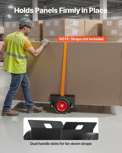 VEVOR Panel Dolly, 600LBS Heavy-Duty Drywall Mover with 8" Pneumatic Wheels, Adjustable Clamp Panel Cart for Drywall Sheet, All Terrain Moving Cart in Saudi Arabia