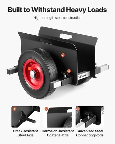 VEVOR Panel Dolly, 600LBS Heavy-Duty Drywall Mover with 8" Pneumatic Wheels, Adjustable Clamp Panel Cart for Drywall Sheet, All Terrain Moving Cart in Saudi Arabia