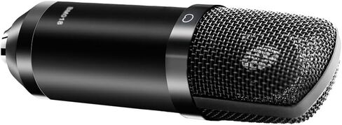 XLR مكثف ميكروفون تسجيل الميكروفون للكمبيوتر كمبيوتر استوديو Home Studio Cardioid Podcast Mic Kit للبث ، ASMR ، YouTube ، الصوت ، الألعاب ، الصوتية (الفضة) in Saudi Arabia