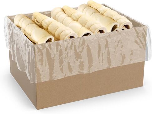 Raw Paws Beef Cheek Rolls for Dogs, 10-inch, 4-ct - Packed in USA - Rawhide Alternative Dog Chews - Free-Range Cow Cheek Rolls for Dogs - Retriever Rolls for Large Dogs - Dog Beef Cheeks in Kuwait