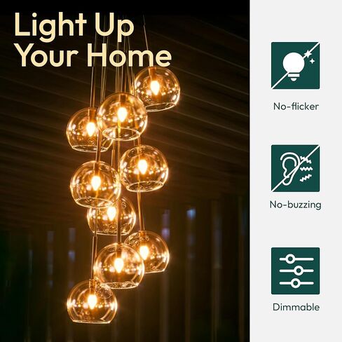 ALAPPEVER E12 LED LED 100 WATT مكافئ ، 800LM Super Bright Dimmable LED Bulb ، B11 5000K Daylight White LED Bulb ، 5.5W ، 6 Pack in Kuwait