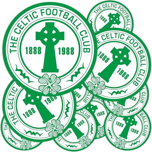 Desert Cactus Celtic FC Sticker Decal Vinyl Scottish Bhoys Celts Football Soccer Laptop Water Bottle Car Scrapbook (Type 3-2) in Saudi Arabia